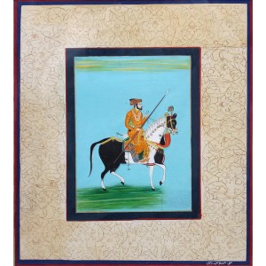 Hoorelaiba Rafiq Sheikh, 12 x 10 Inch, Gouache on Wasli, Mughal Painting, AC-HLRS-004